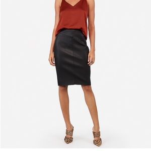 Express Leather Skirt